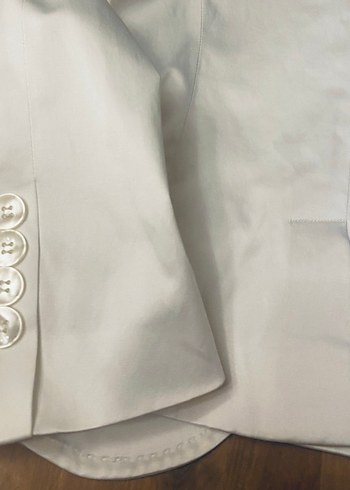 Seçil marka Kadın Beyaz Saten Blazer Ceket - Görsel 4