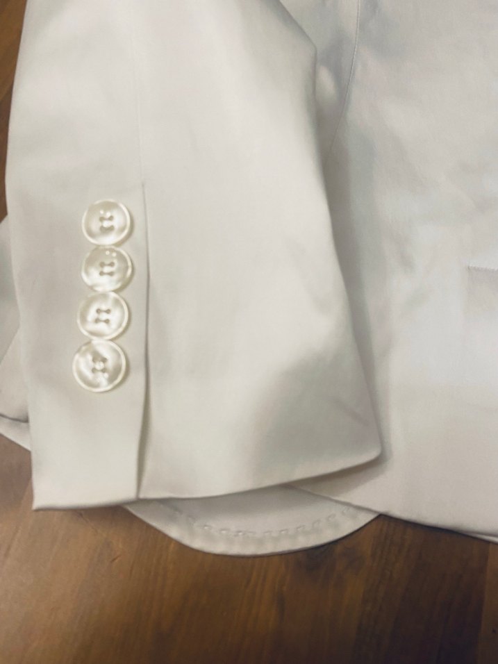 Seçil marka Kadın Beyaz Saten Blazer Ceket - Görsel 3