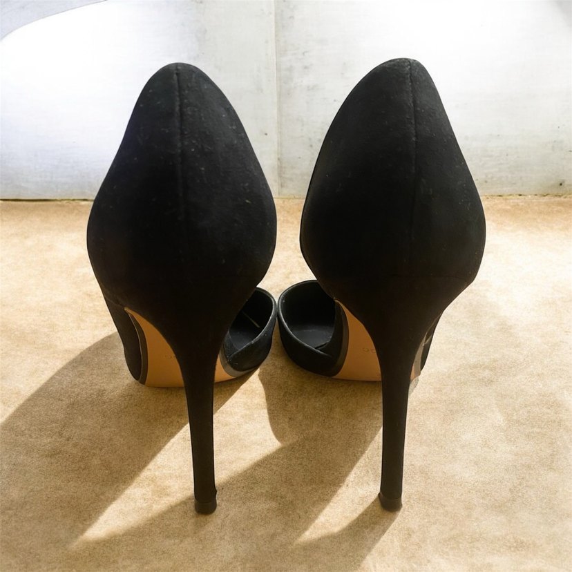 Mango Siyah Süet Stiletto - Görsel 3