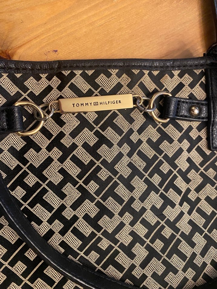 Tommy Hilfiger monogram logolu çanta - Görsel 3