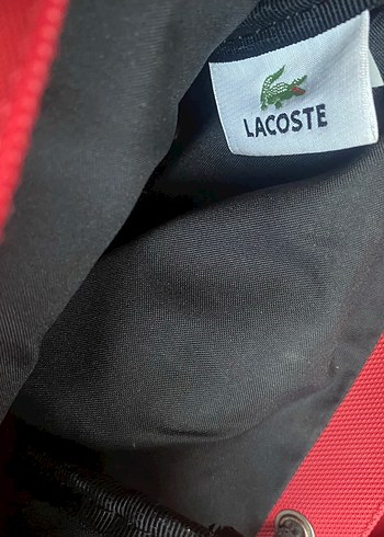 Kırmızı Lacoste Kadın Sırt Çantası - Görsel 8