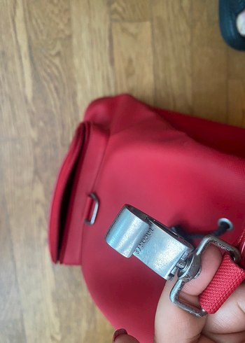 Kırmızı Lacoste Kadın Sırt Çantası - Görsel 6