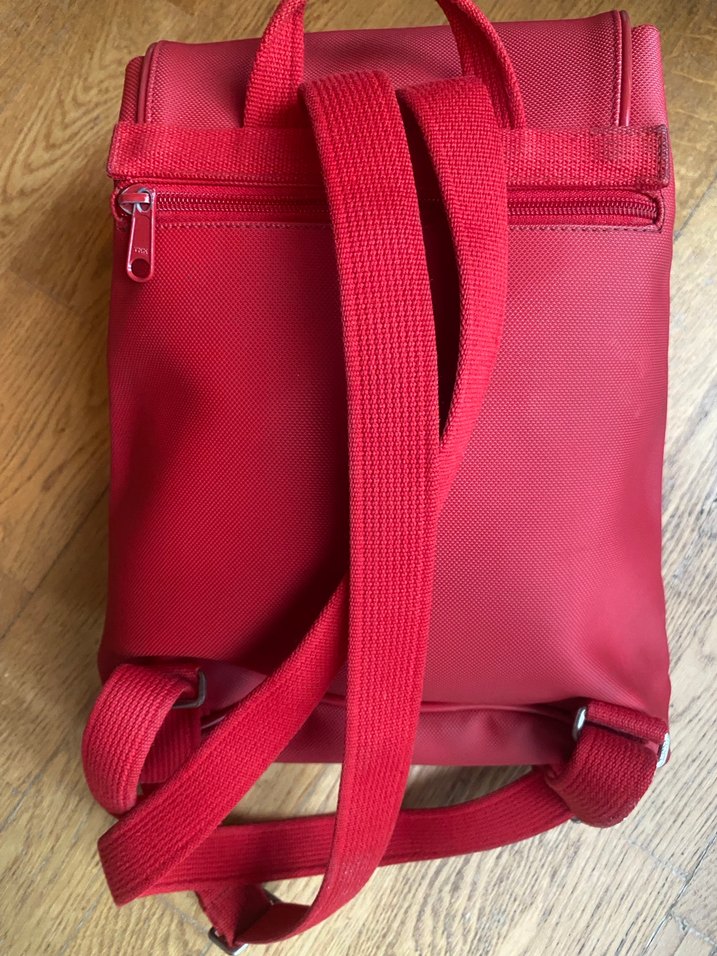 Kırmızı Lacoste Kadın Sırt Çantası - Görsel 4