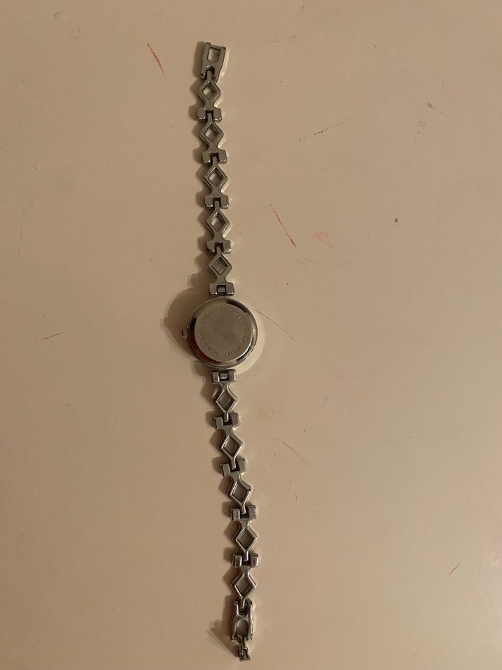 Jes Zincir Detaylı Pembe Kadın Kol Saati - Görsel 4