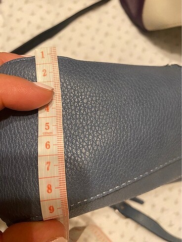 Beden mavi Renk Gri mavi cepli sırt çantası Stradivarius