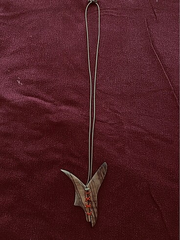 Ahşap gitar kolye hand made
