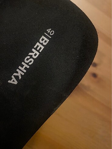 Bershka Bershka 40 numara siyah terlik