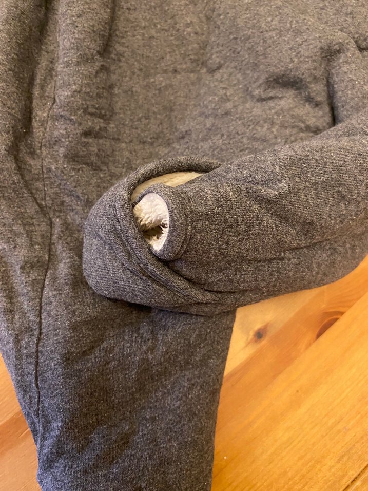 Gri Bebek Erkek Polar Tulum - Görsel 3