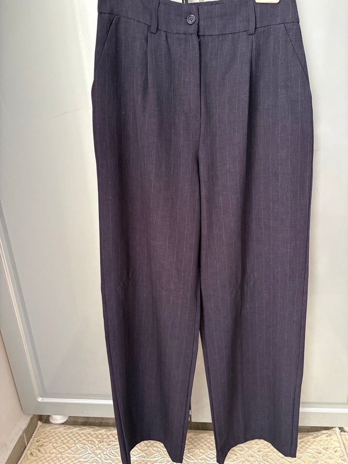 Lacivert Kumaş Pantolon - Görsel 3