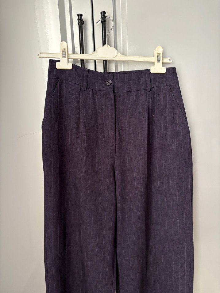 Lacivert Kumaş Pantolon - Görsel 2