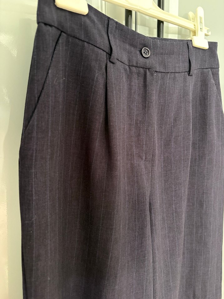 Lacivert Kumaş Pantolon - Görsel 5