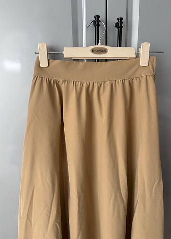 QUZU Bej Kloş Kadın Etek - Görsel 3