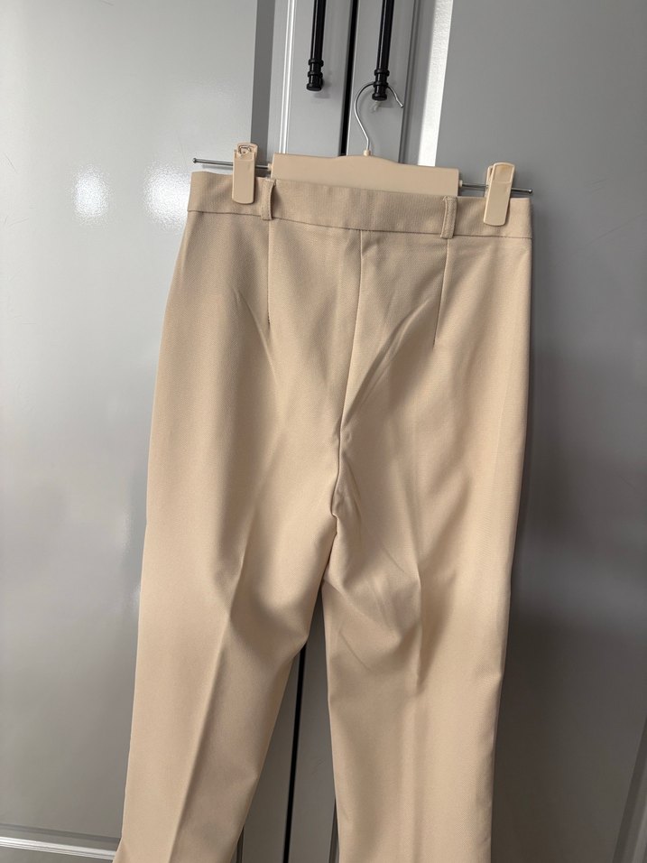 Bej  Kumaş Kadın Pantolon Trendyolmilla - Görsel 4