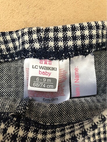 6-9 Ay Beden kırmızı Renk 2 adet lcw pantolon