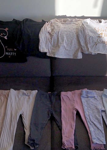 H&M 9-12 ay tayt tişört