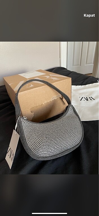 Zara Zara taşlı çanta