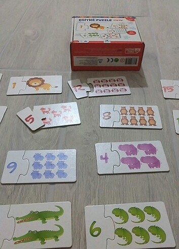 Eğitici puzzle sayılar