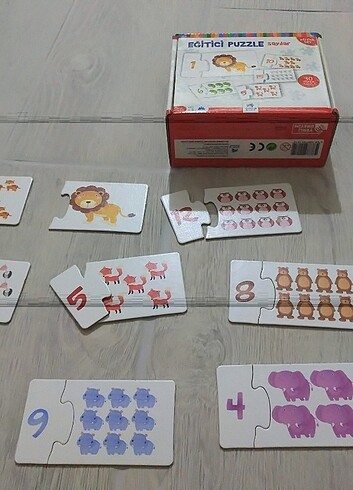 Diğer Eğitici puzzle sayılar