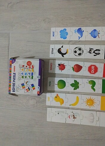  Beden Renk Eğitici puzzle 30 parça