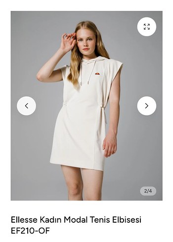 Ellesse Beyaz Kadın Mini Tenis Elbisesi
