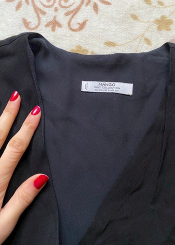 Siyah Midi Bohem Kadın Elbise - Görsel 2