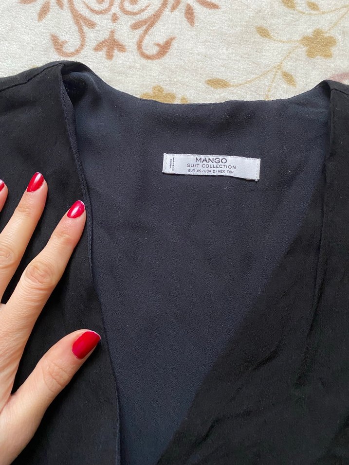 Siyah Midi Bohem Kadın Elbise - Görsel 2