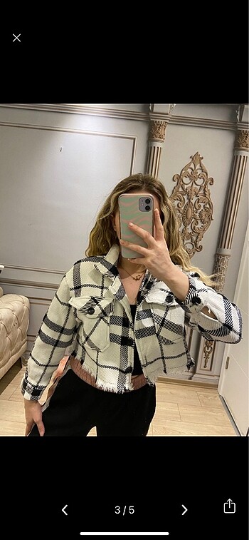 s Beden Crop ceket