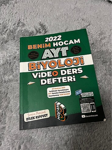 Ayt biyoloji video ders defteri benim hocam