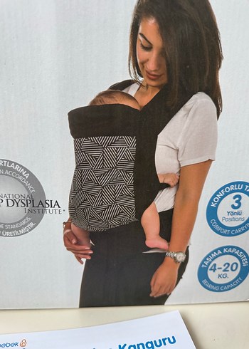 Plus Gri Moda Bebek Kanguru - Görsel 2