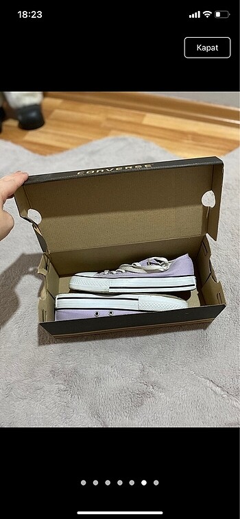 38 Beden mor Renk Converse