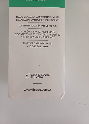 La Roche Posay Licape Yuz Temizleme Jeli