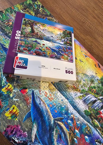 Renkli Doğa Temalı Puzzle - Görsel 2