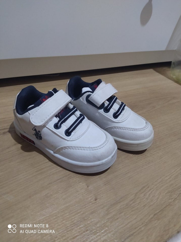 U.S. Polo Assn. Erkek Çocuk Beyaz Spor Ayakkabı - Görsel 2