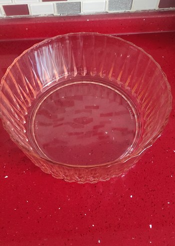 Paşabahçe pembe büyük boy kase - Görsel 2