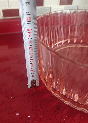 Paşabahçe pembe büyük boy kase - Görsel 6