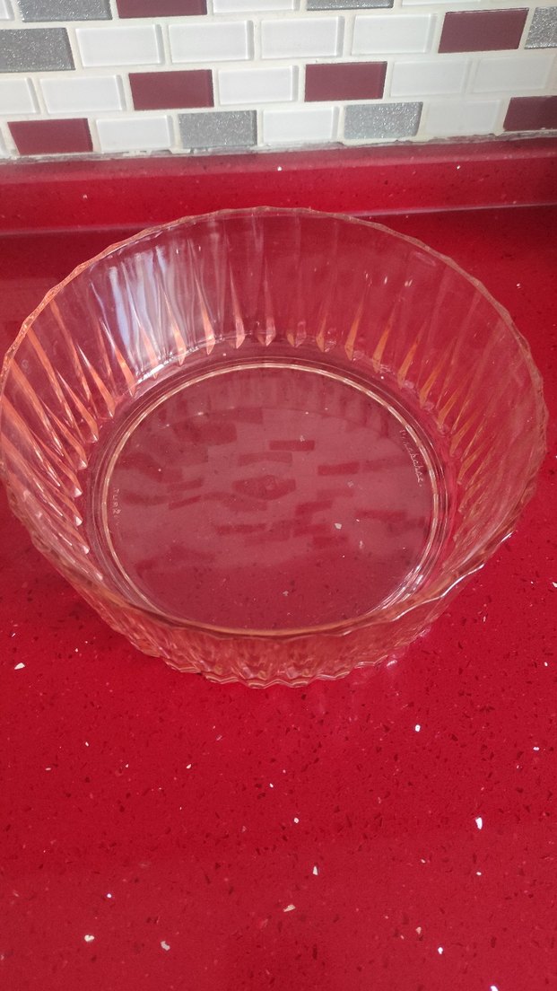 Paşabahçe pembe büyük boy kase - Görsel 2