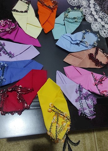 kumaş peçete rengarenk - Görsel 2