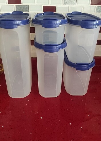 Tupperware oval set