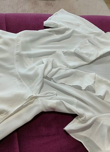 m Beden beyaz Renk Batik sıfır bluz
