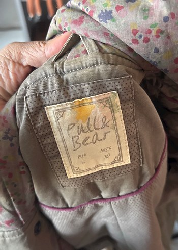 Haki Midi Düğmeli Kadın mont - Görsel 10