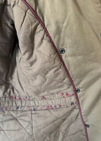 Haki Midi Düğmeli Kadın mont - Görsel 5