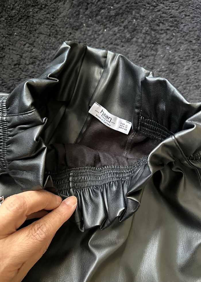 Deri şort - Görsel 4