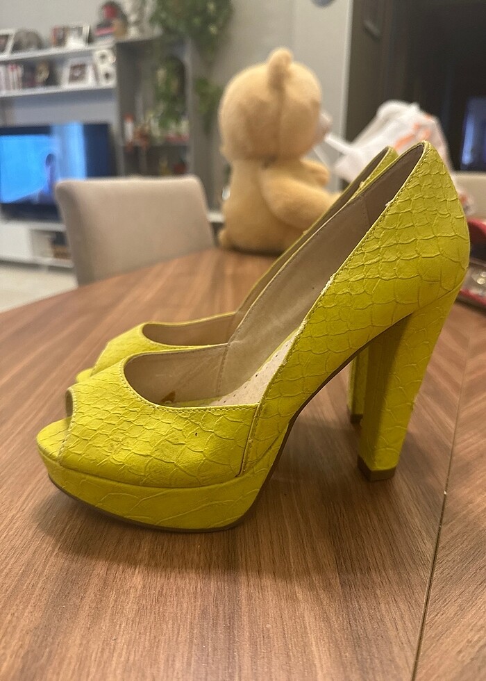 Platform topuk ayakkabı - Görsel 2