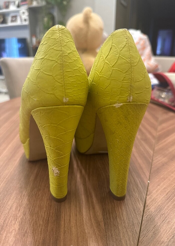 Platform topuk ayakkabı - Görsel 3