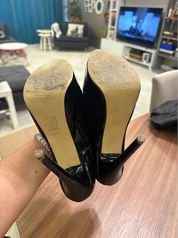 Platform giyilmiş ayakkabı - Görsel 7