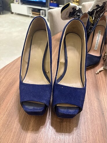 Süet Zara platform sitiletto