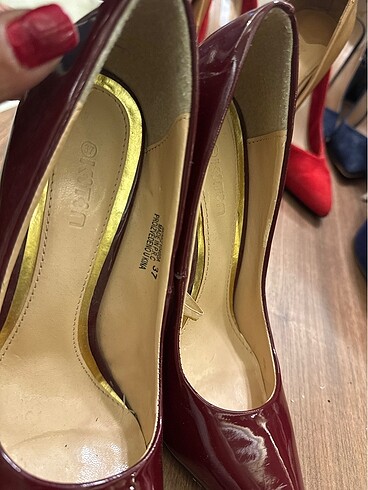 37 Beden bordo Renk Koton Stiletto