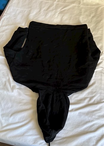 m Beden Barbie Baskılı Siyah Kapüşonlu Sweatshirt