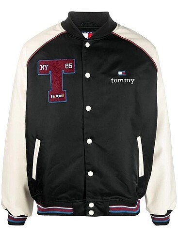 xl Beden siyah Renk Tommy Hilfiger Bomber Jacket