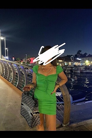 Bershka Yesil Elbise